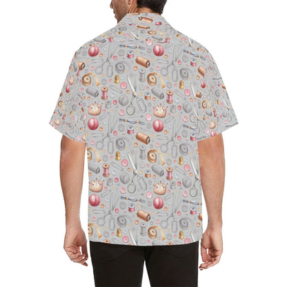 Sewing Equipment Print Design LKS302 Men's Hawaiian Shirt