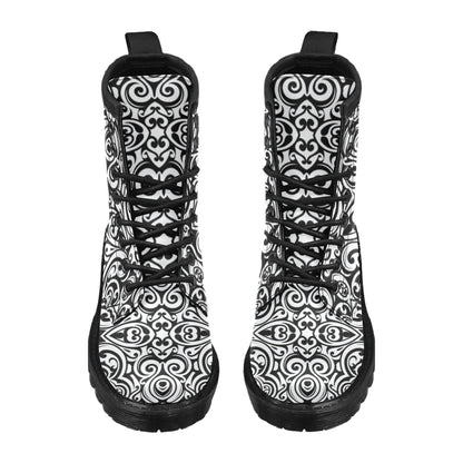 Polynesian Tattoo Pattern Women's Boots