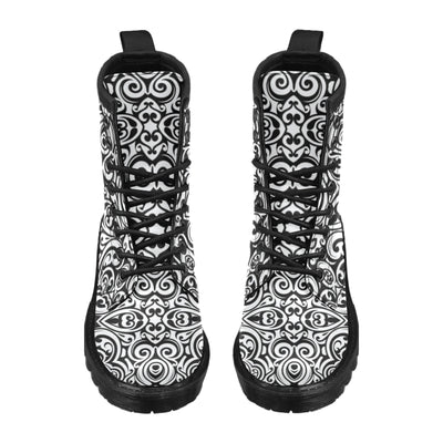 Polynesian Tattoo Pattern Women's Boots