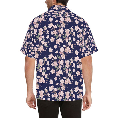 Sakura Print Design LKS301 Men's Hawaiian Shirt