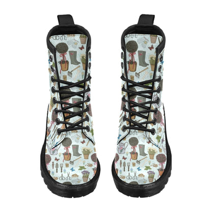 Gardening Pattern Print Design G01 Women's Boots