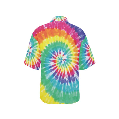 Tie Dye Women's Hawaiian Shirt