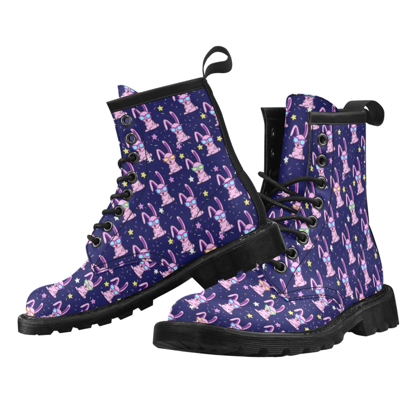 Rabbit Baby Pattern Print Design RB015 Women's Boots
