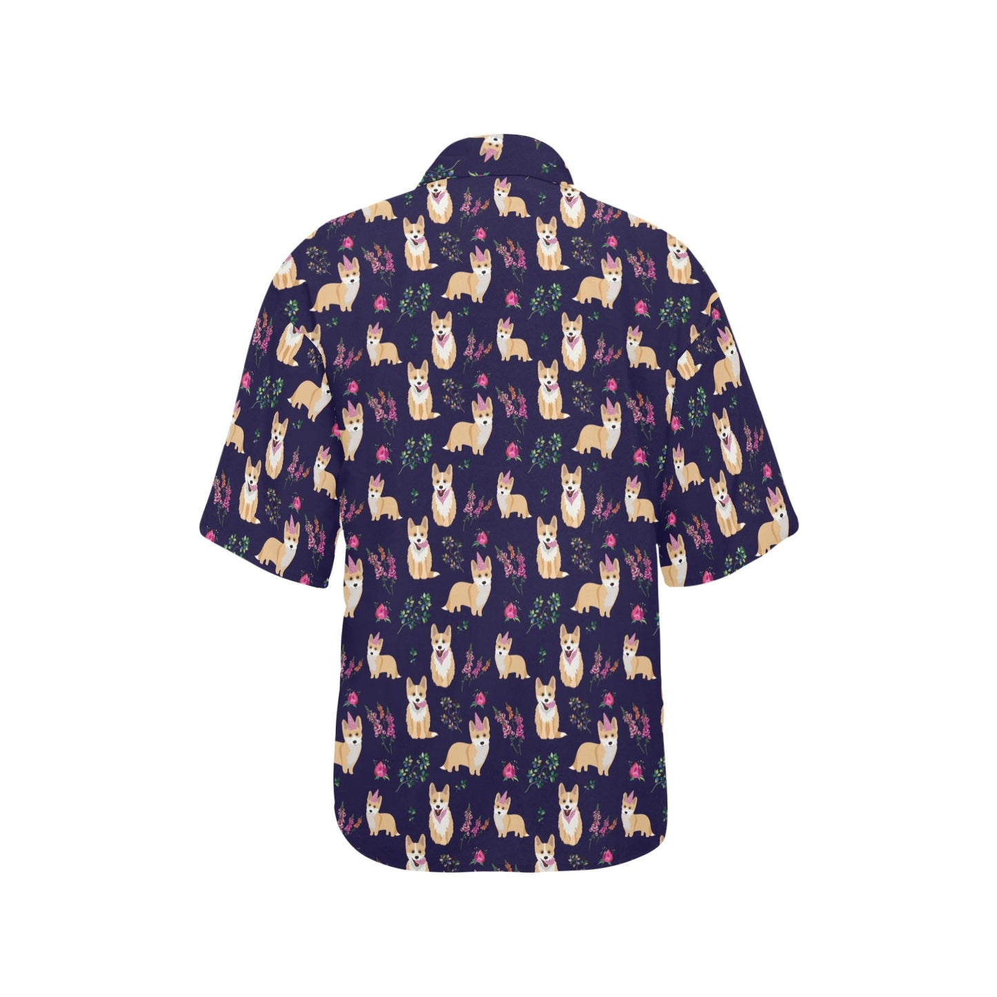 Pembroke Welsh Corgis Pattern Print Design A06 Women's Hawaiian Shirt