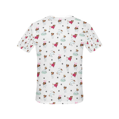 Russell Terriers Print Design LKS308 Women's  T-shirt