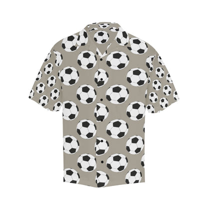 Soccer Ball Print Design LKS302 Men's Hawaiian Shirt