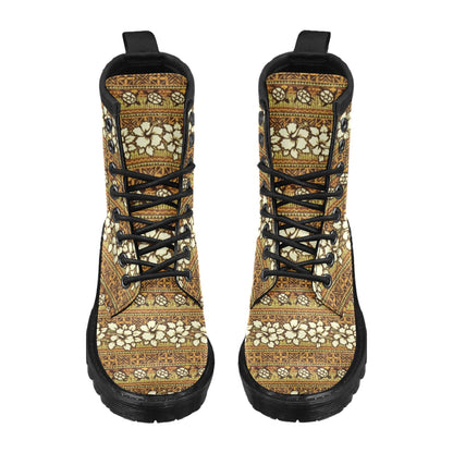 Hawaiian Themed Pattern Print Design H015 Women's Boots