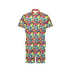 Dinosaur Comic Pop Art Style Men's Romper