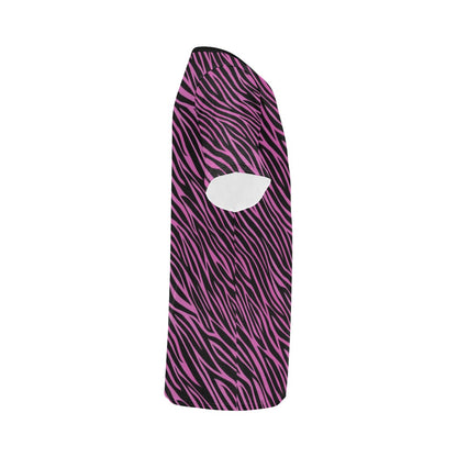 Zebra Pink Print Design LKS304 Men's All Over Print T-shirt