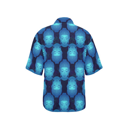 Buddha Head Mandala Women's Hawaiian Shirt