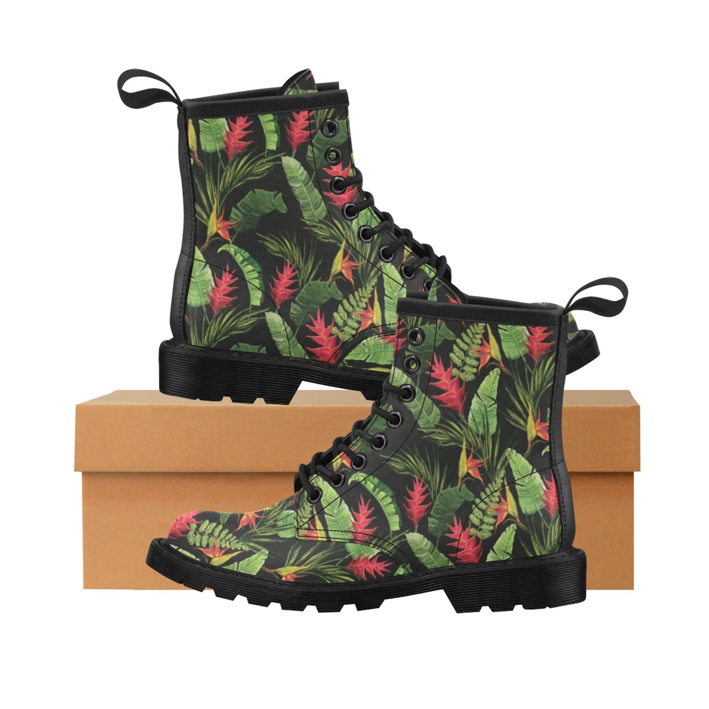 Bird Of Paradise Pattern Print Design BOP010 Women's Boots