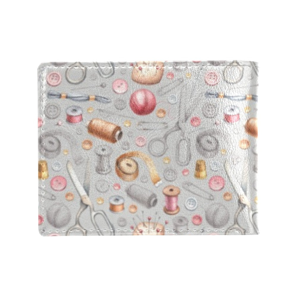 Sewing Equipment Print Design LKS302 Men's ID Card Wallet