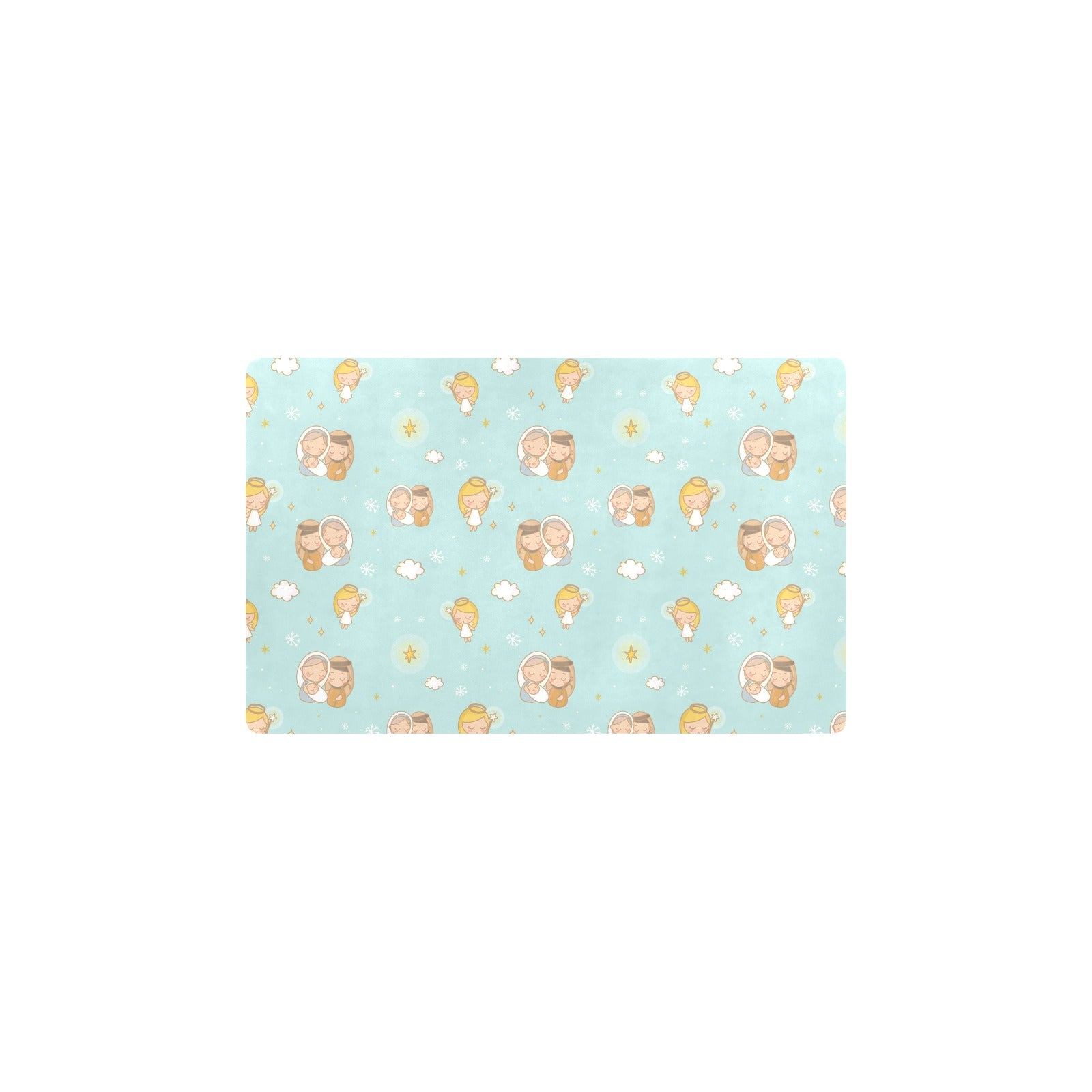 Christian Pattern Print Design 01 Kitchen Mat