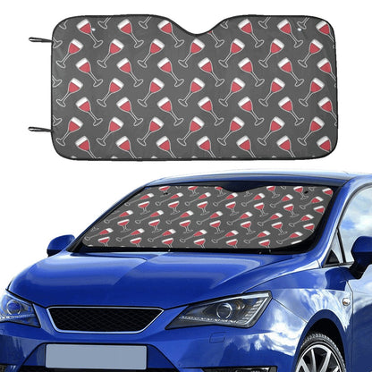 Wine Print Design LKS308 Car front Windshield Sun Shade