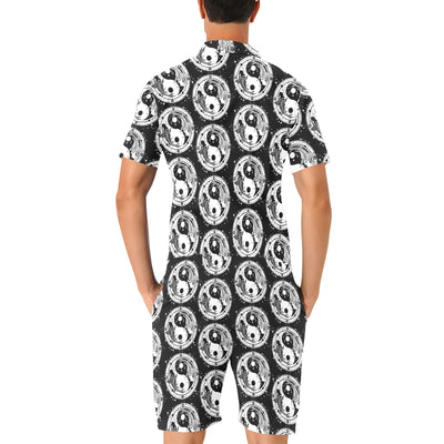 Yin Yang Koi Fish Men's Romper