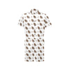 Aztec Wolf Pattern Print Design 02 Men's Romper