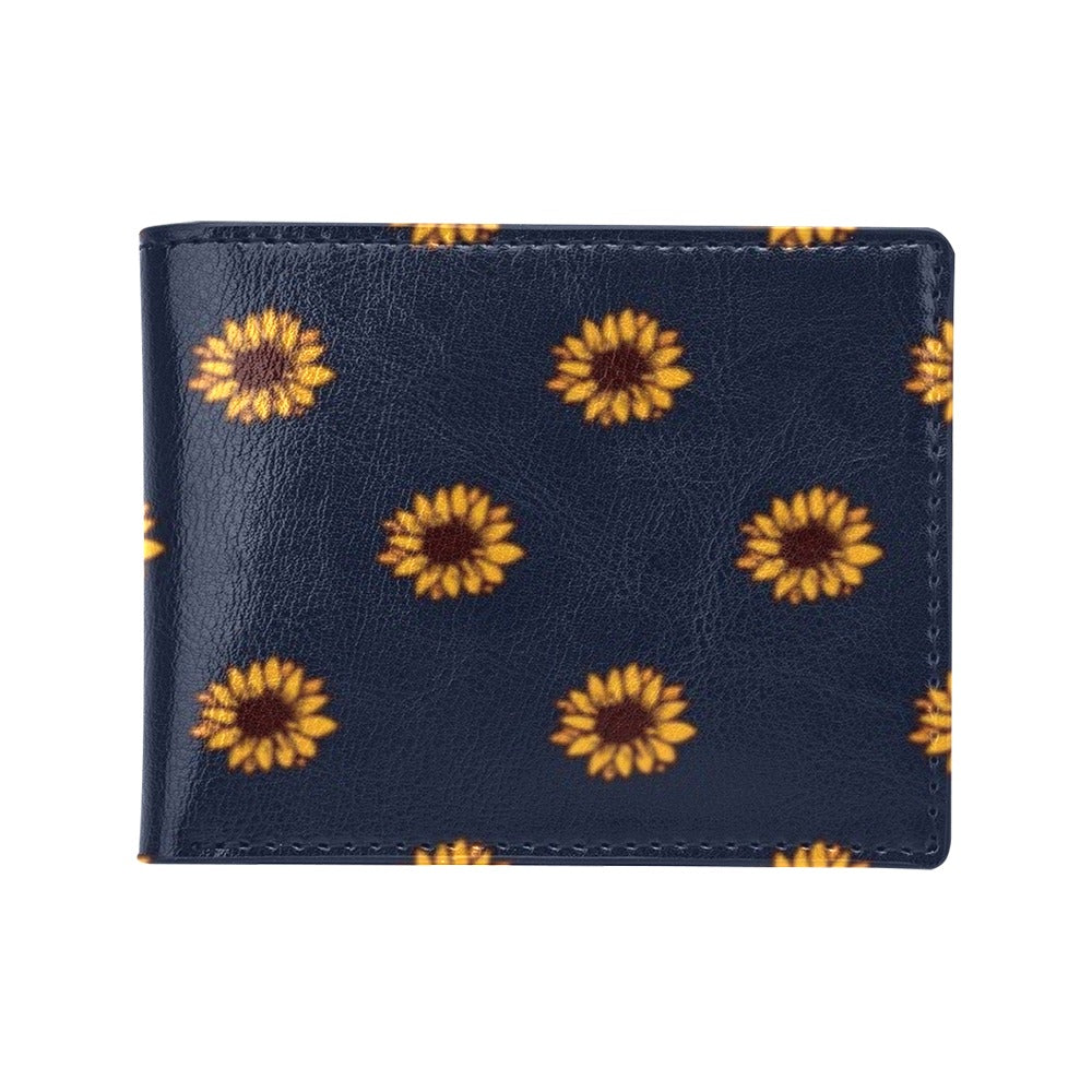 Sunflower Print Design LKS304 Men's ID Card Wallet