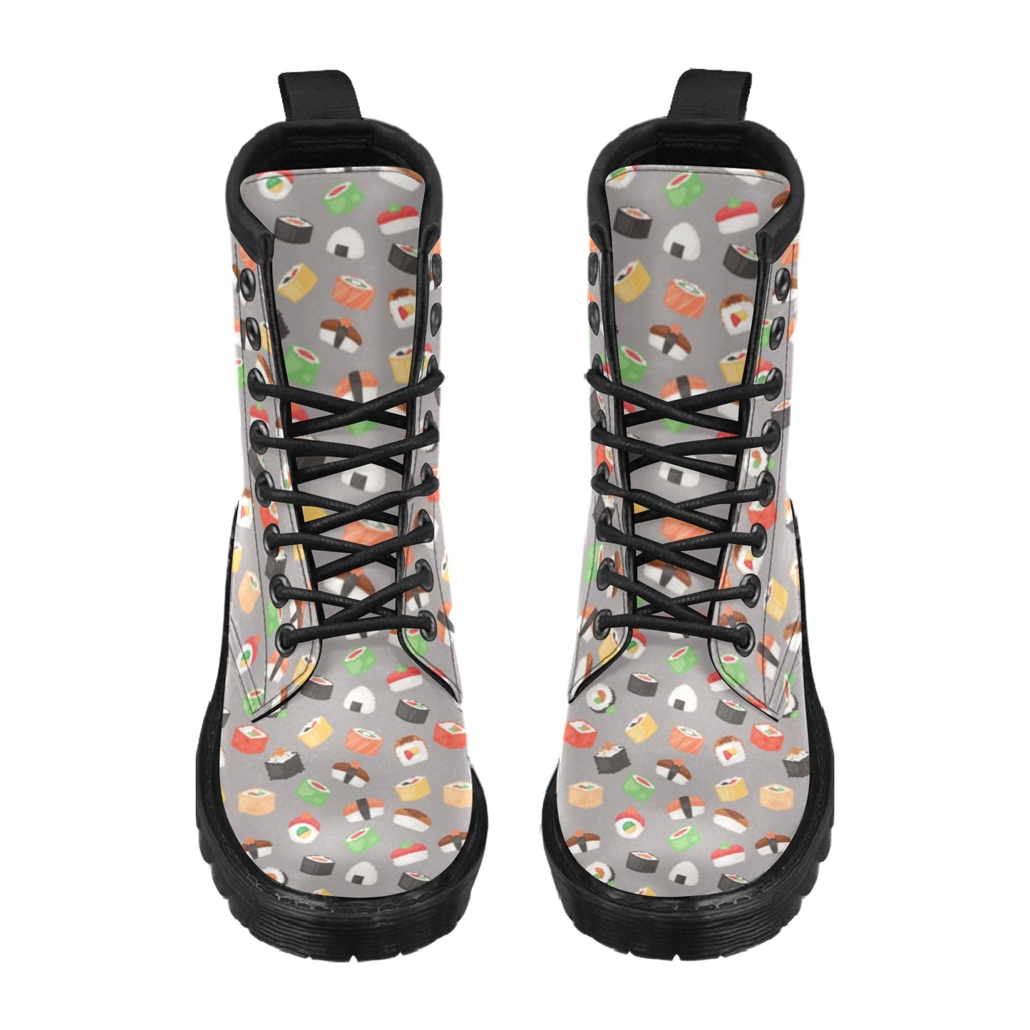 Sushi Print Design LKS307 Women's Boots