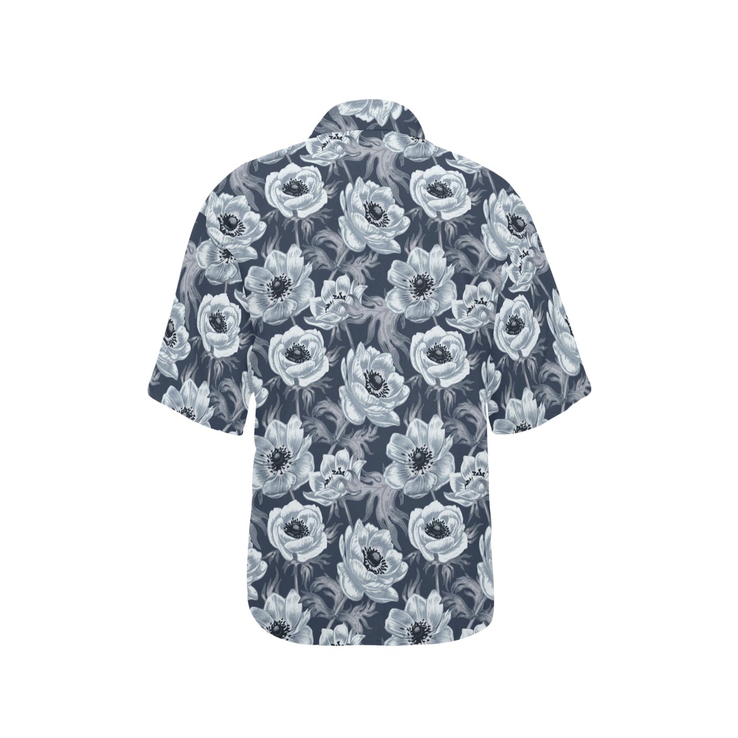 Anemone Pattern Print Design AM09 Women's Hawaiian Shirt