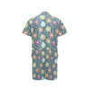 Hibiscus Pattern Print Design HB033 Men's Romper