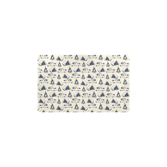 Campfire Pattern Print Design 01 Kitchen Mat