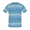 Wave Print Design LKS301 Men's All Over Print T-shirt