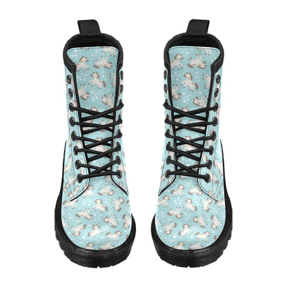 Horse Cute Print Design LKS306 Women's Boots