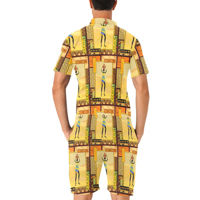 African Girl Design Men's Romper