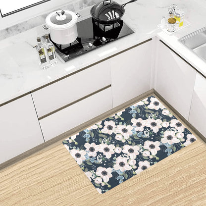 Anemone Pattern Print Design AM02 Kitchen Mat