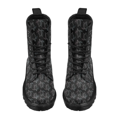 Sea Turtle Print Design LKS3012 Women's Boots