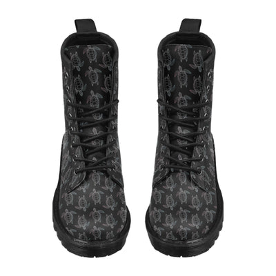 Sea Turtle Print Design LKS3012 Women's Boots