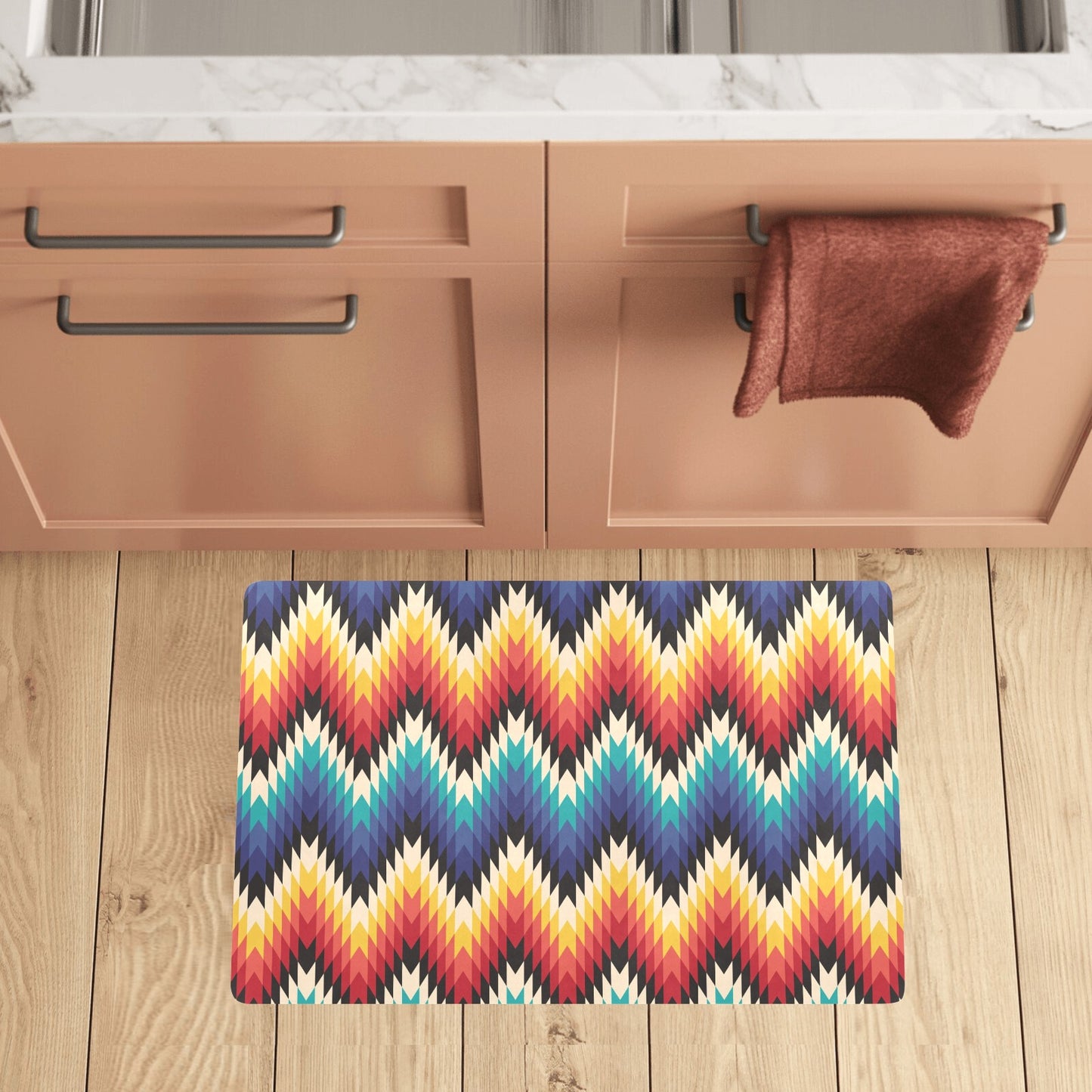 Tribal Aztec Kitchen Mat