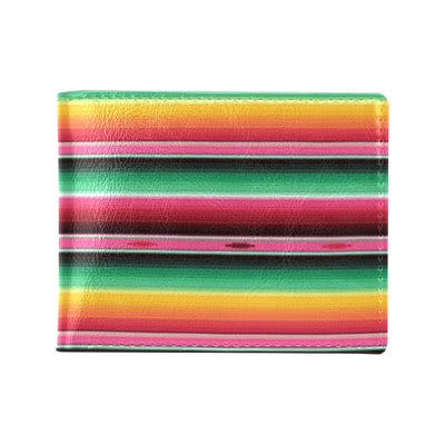 Mexican Blanket Classic Print Pattern Men's ID Card Wallet