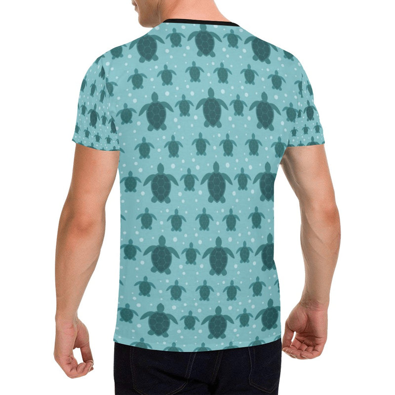 Sea Turtle Print Design LKS305 Men's All Over Print T-shirt