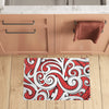 Maori Polynesian Themed Design Print Kitchen Mat