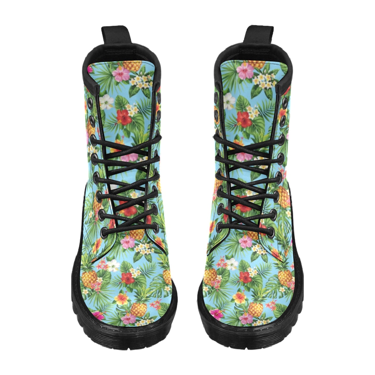 Pineapple Hawaiian flower Tropical Women's Boots