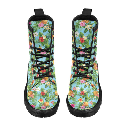 Pineapple Hawaiian flower Tropical Women's Boots