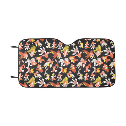 Goldfish Print Design LKS401 Car front Windshield Sun Shade