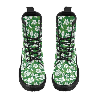 Hawaiian Themed Pattern Print Design H016 Women's Boots
