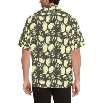 Skull Print Design LKS302 Men's Hawaiian Shirt