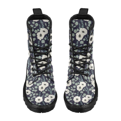 Anemone Pattern Print Design AM01 Women's Boots