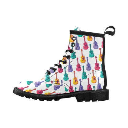 Acoustic Guitar Print Design LKS406 Women's Boots
