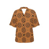 African Pattern Print Design 05 Women's Hawaiian Shirt