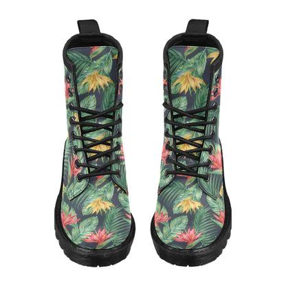 Bird Of Paradise Pattern Print Design BOP09 Women's Boots