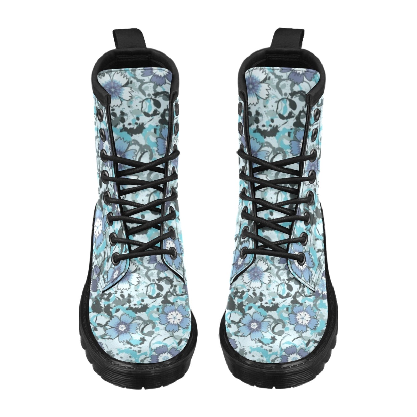 Carnations Pattern Print Design CN04 Women's Boots