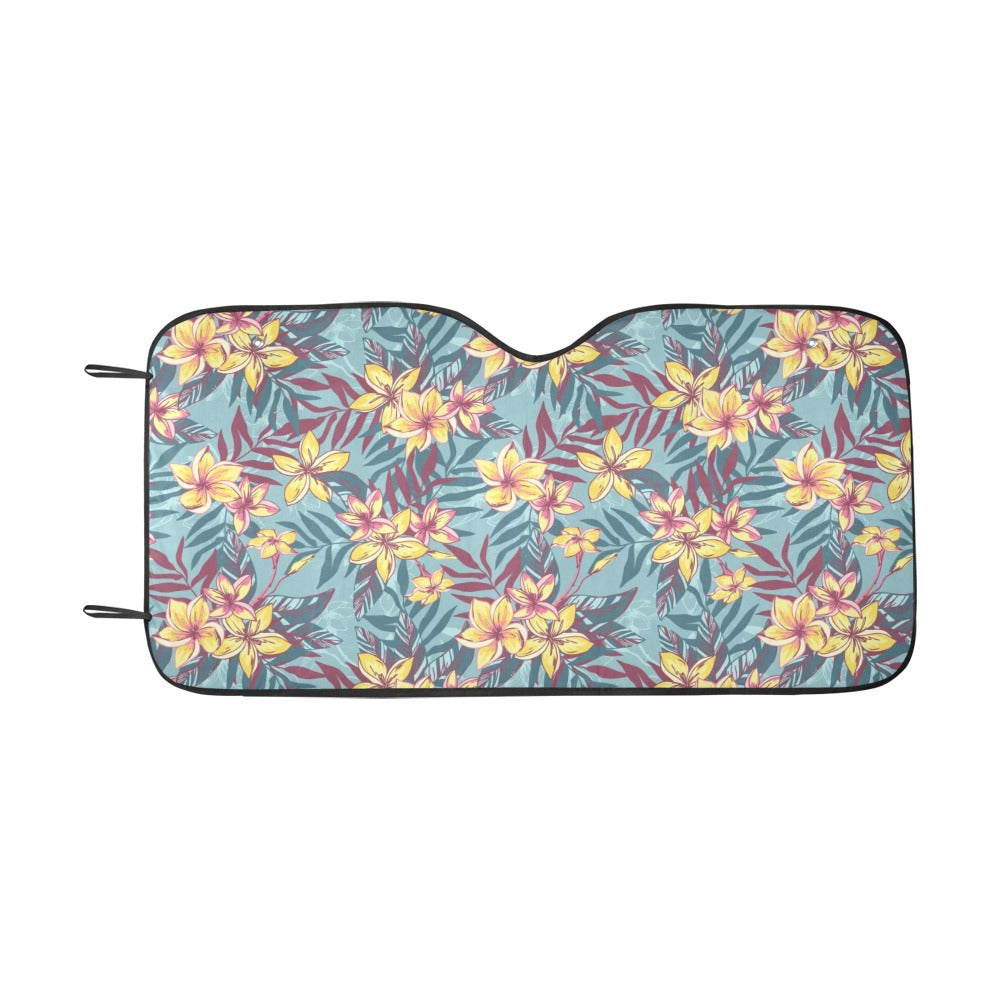 Summer Floral Print Design LKS304 Car front Windshield Sun Shade