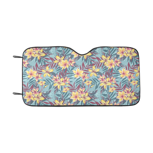 Summer Floral Print Design LKS304 Car front Windshield Sun Shade