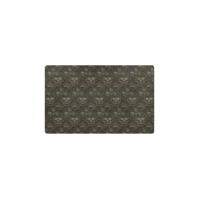 Skull Camo Style Print Design LKS308 Kitchen Mat