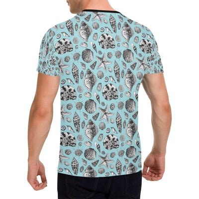 Seashell Beach Print Design LKS302 Men's All Over Print T-shirt