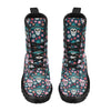 Sugar Skull Print Design LKS308 Women's Boots